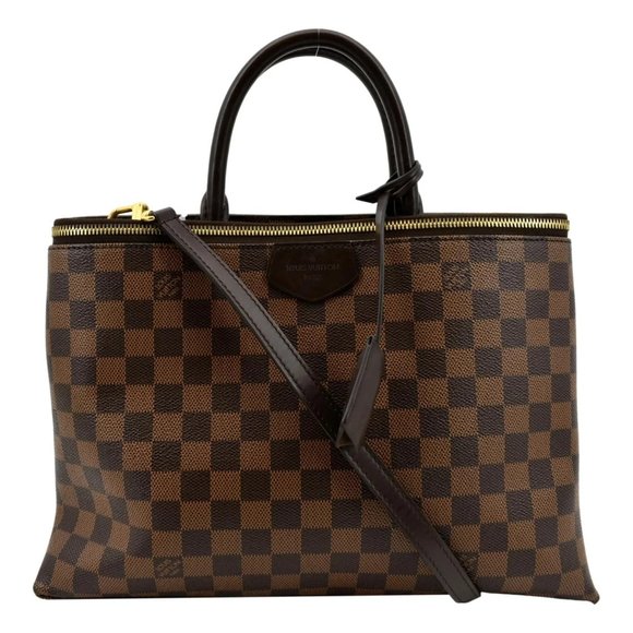 LOUIS VUITTON  Brompton Damier Ebene Shoulder Bag Brown - Picture 1 of 12